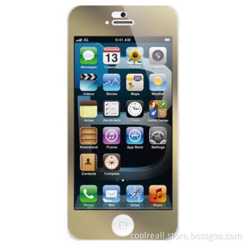 Colorful tempered glass screen protector/screen guard/screen film for iPhone 5/5s/5c
